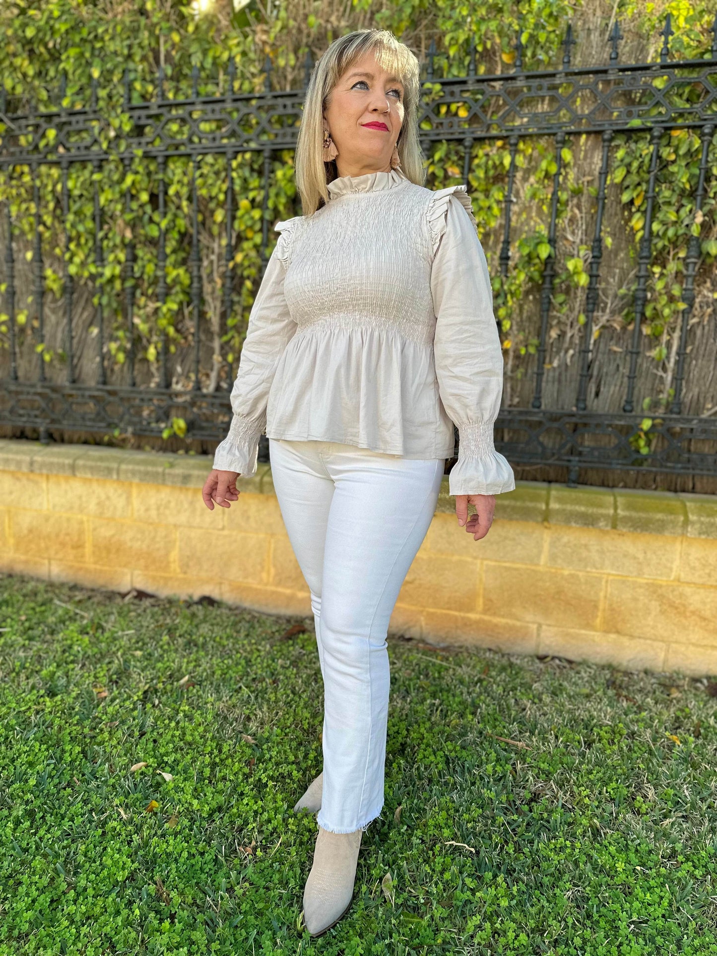 CAMISA JULIE BEIGE - hemeloshop