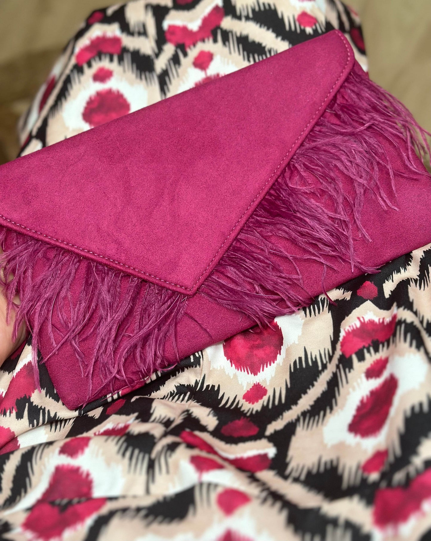 BOLSO PLUMI FUCSIA - hemeloshop