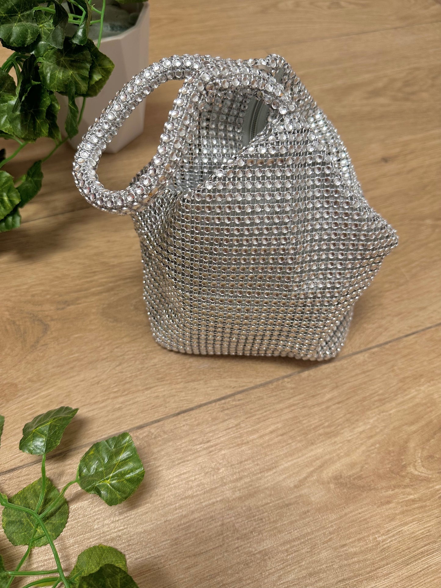 BOLSO INDIA PLATEADO