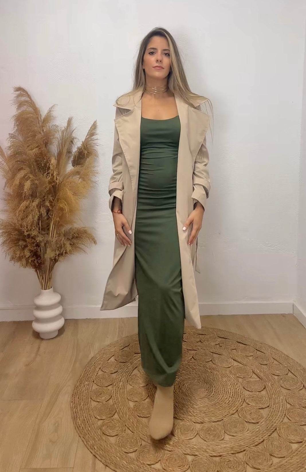 VESTIDO LICRA VERDE - hemeloshop