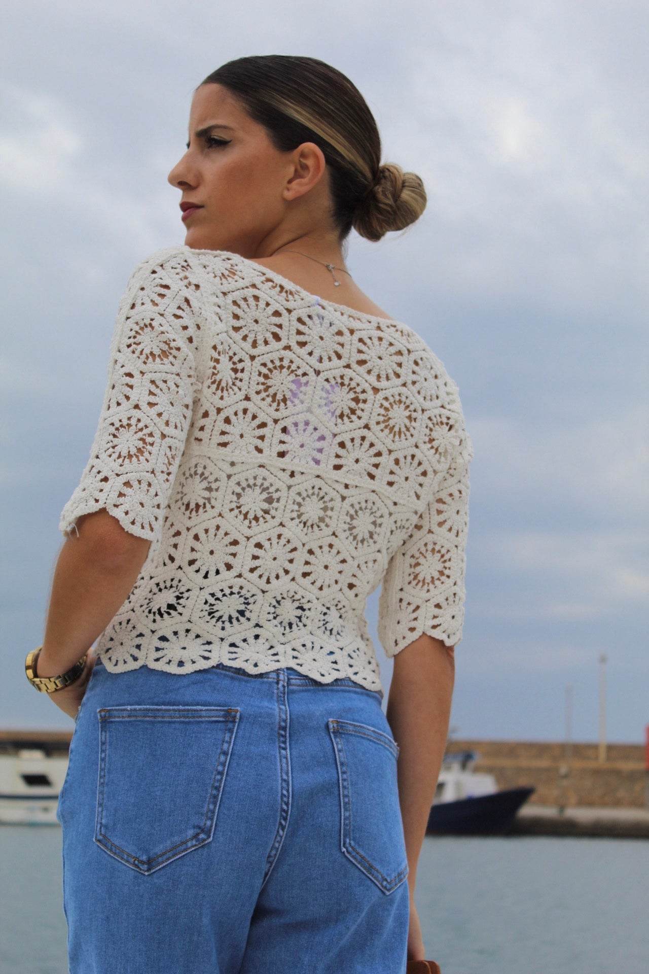 CAMISETA CROCHET MANGA - hemeloshop