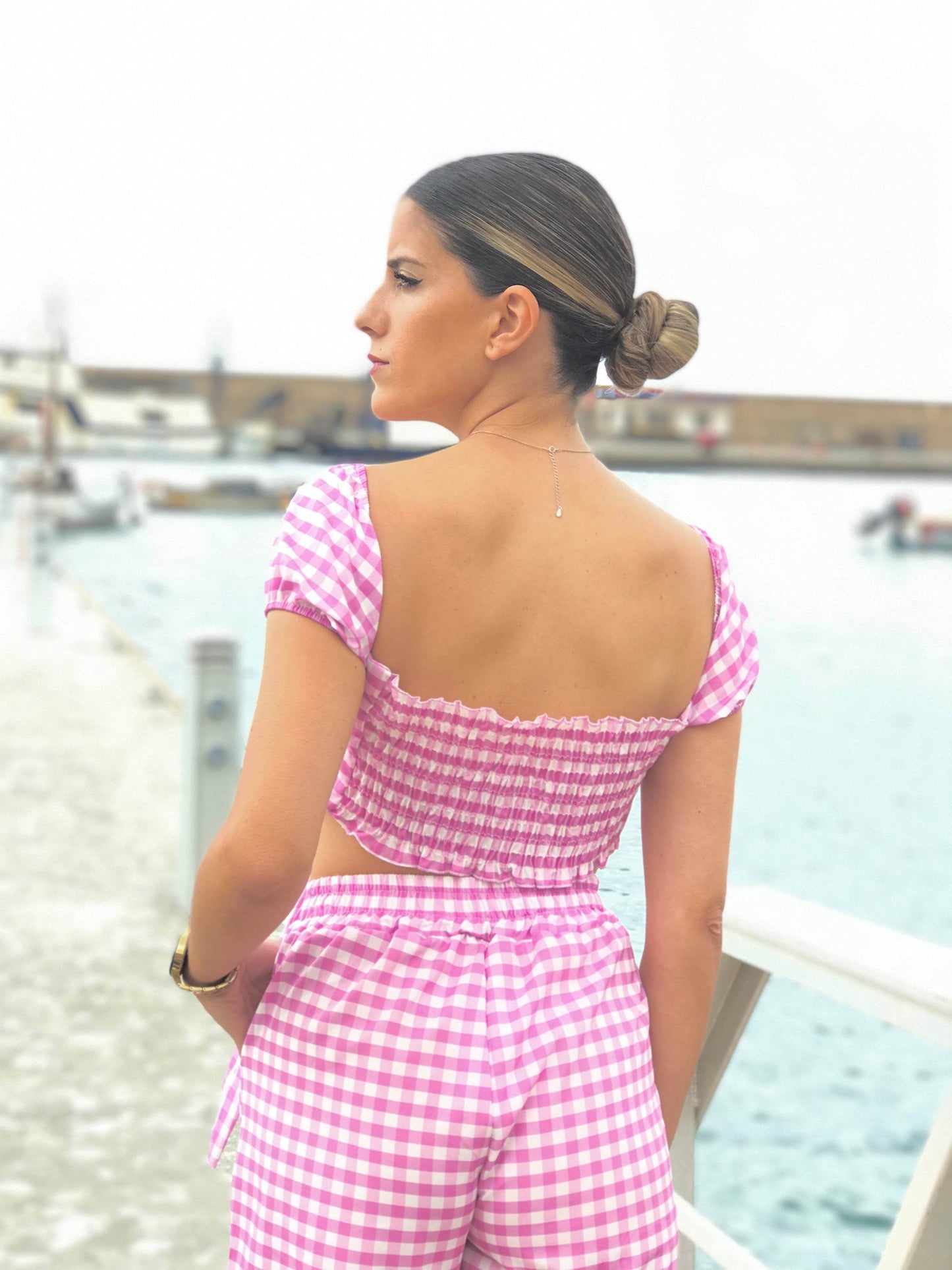 CONJUNTO VICHY ROSA - hemeloshop