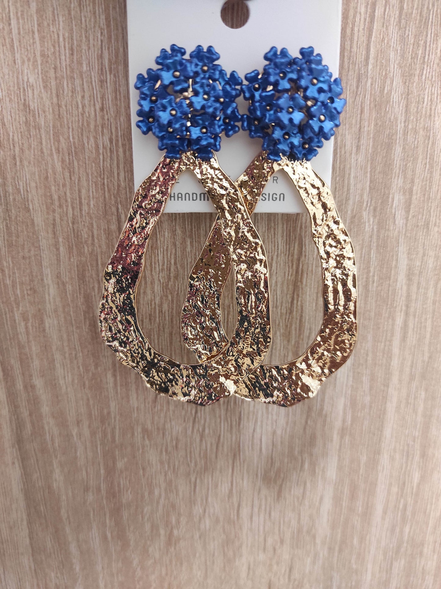 PENDIENTES ROMA AZUL - hemeloshop