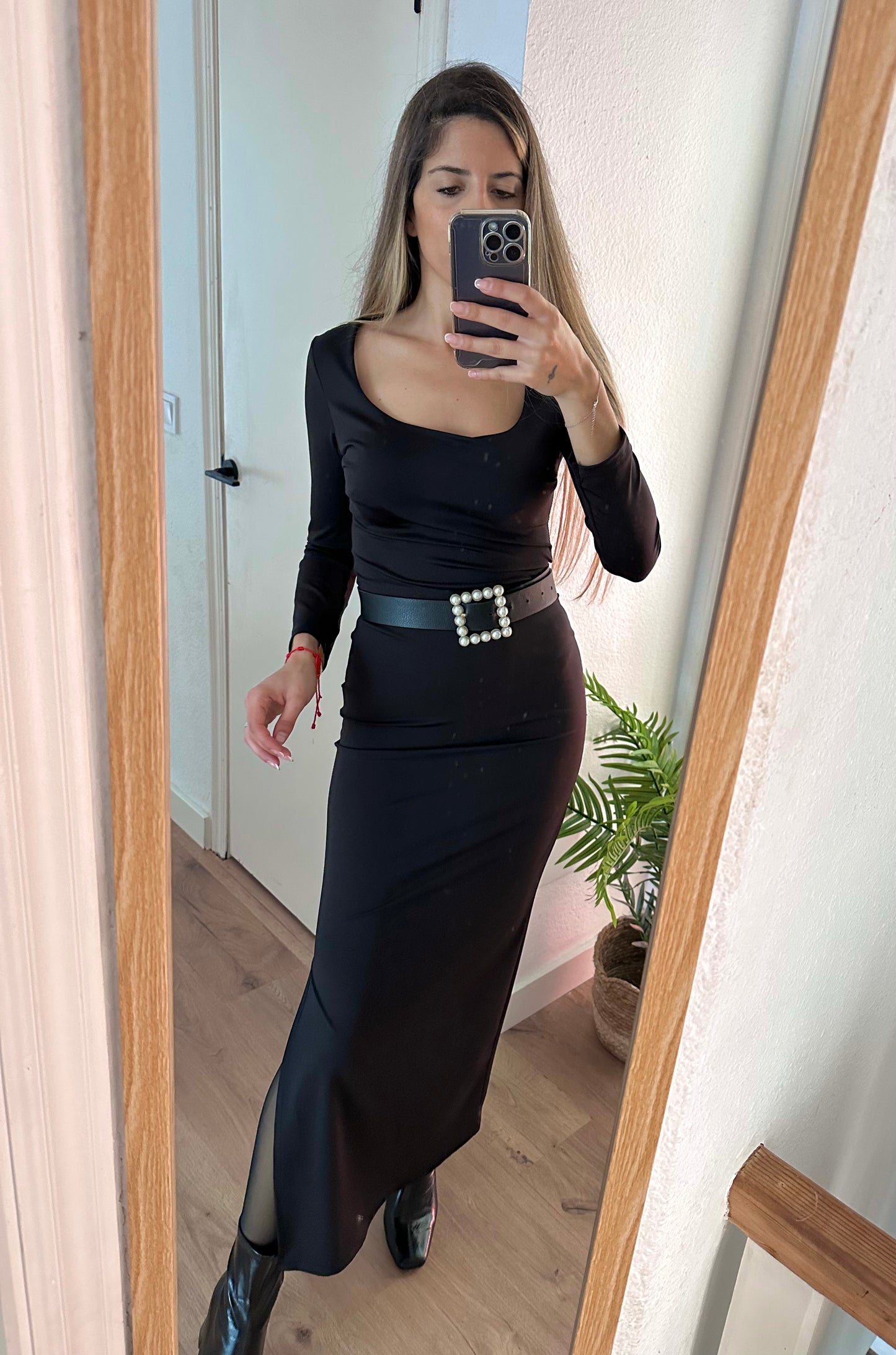 VESTIDO LICRA NEGRO