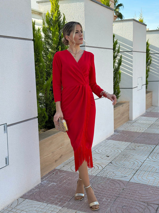 VESTIDO ABRIL ROJO