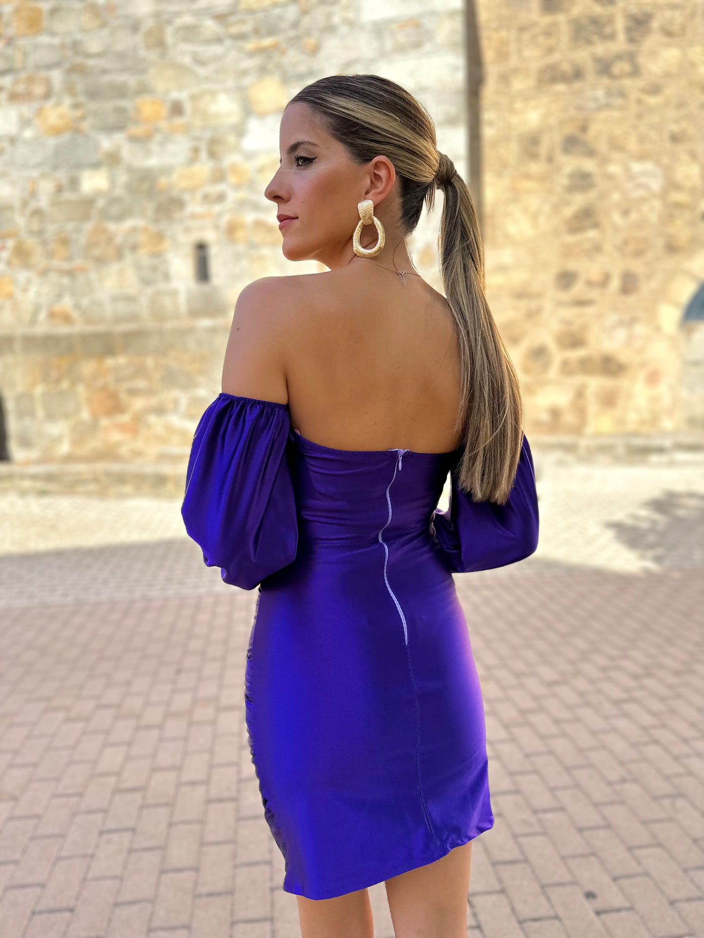 VESTIDO ESMERALDA MORADO